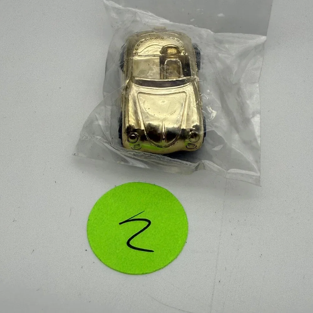 Vintage Micro Machines Gold Chrome Porsche Speedster Convertible Sealed Mail In
